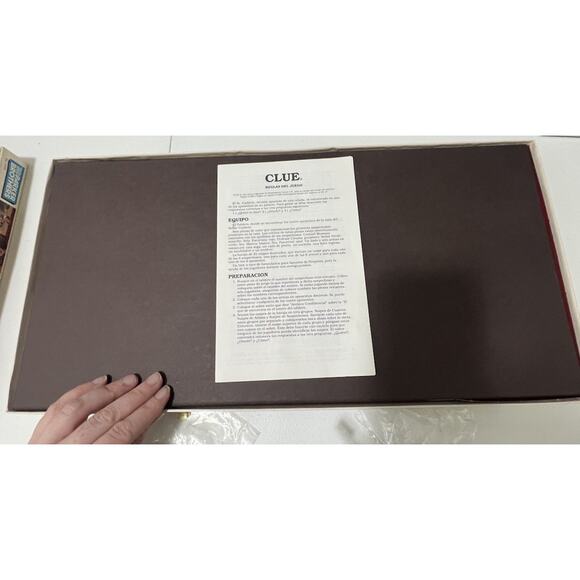 VINTAGE 1986 PARKER BROTHERS CLUE DETECTIVE MYSTERY CLASSIC BOARD GAME COMPLETE - Picture 7 of 7